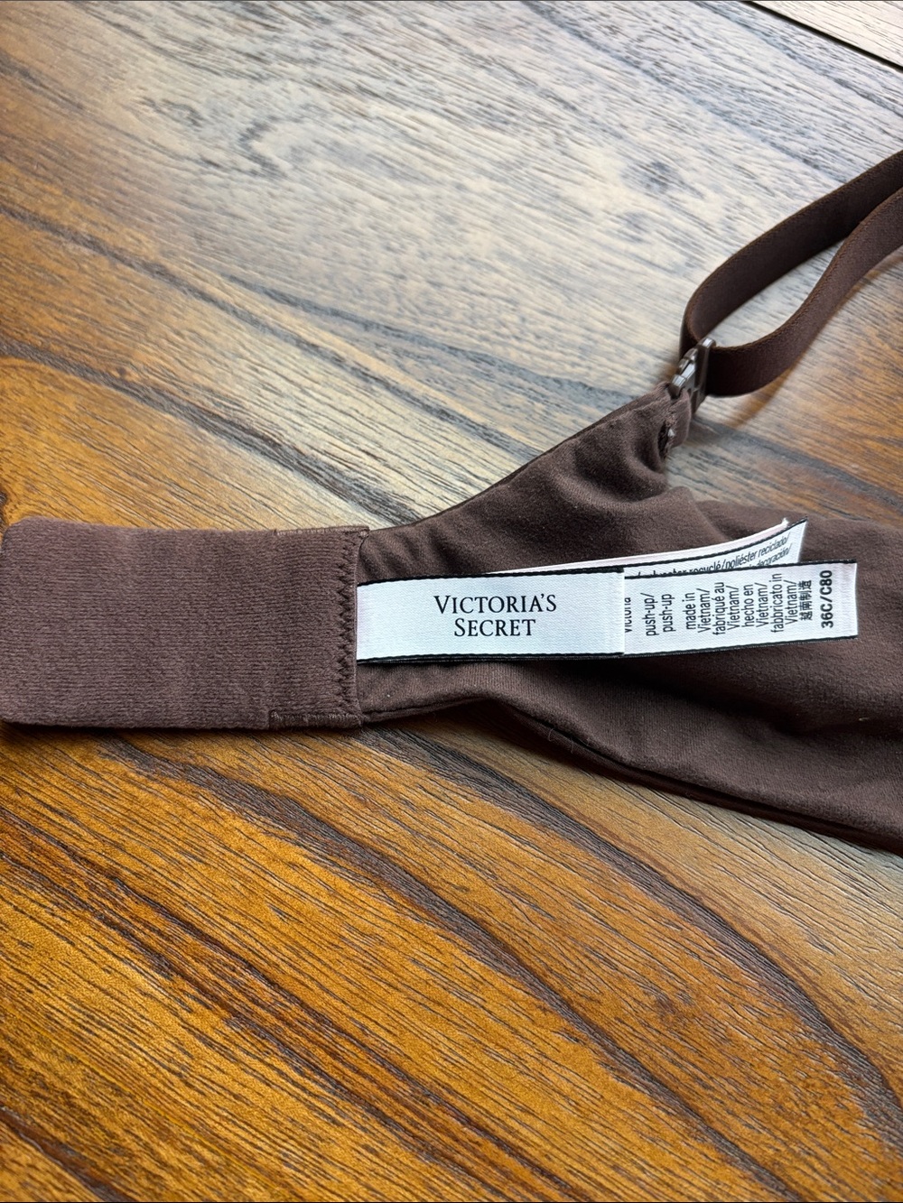 Victoria's Secret Brown Smooth T-Shirt Bra 36C New Body By Victoria - Picture 4 of 5
